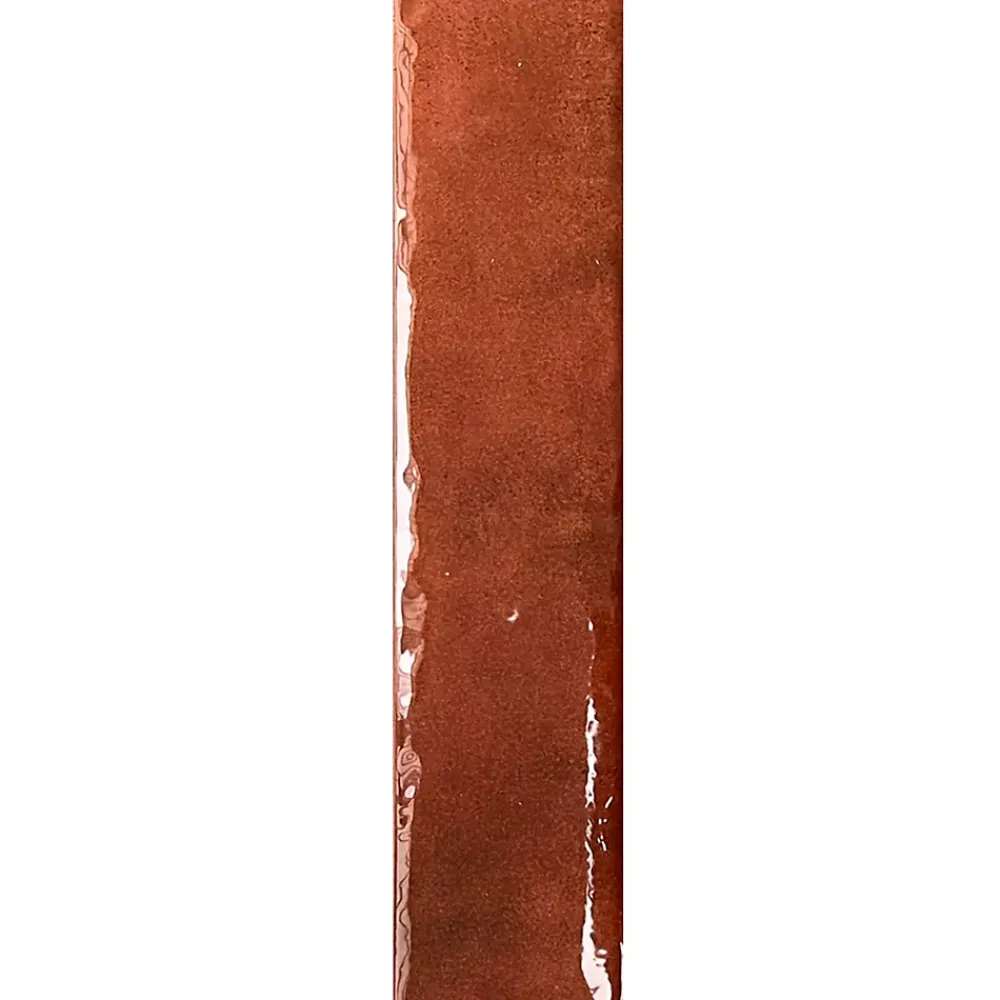 Allocarrelage Carrelage Mural Effet Zellige Rouge 6,5x29,8 Monpelli Wine Mix -- Carrelage Mural Pour Pièce À Vivre|Carrelage Mural Pour Salle De Bains