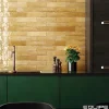 Gioia Materia Carrelage mural Effet Zellige Jaune TRIBE 6x24,6cm Pollen - Les Carreaux de Jean- Faïence Pour Cuisine