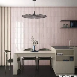 Gioia Materia Carrelage mural Effet Zellige Rose TRIBE 6x24,6cm Rose - Les Carreaux de Jean- Faïence Pour Pièce À Vivre|Faïence Pour Cuisine