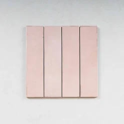 Gioia Materia Carrelage mural Effet Zellige Rose TRIBE 6x24,6cm Rose - Les Carreaux de Jean- Faïence Pour Pièce À Vivre|Faïence Pour Cuisine