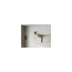 Gioia Materia Carrelage mural faïence effet carreau Metro METRO 20x10 cm Blanc - Brillant / Poli - boîte de 1 m2- Faïence Pour Wc