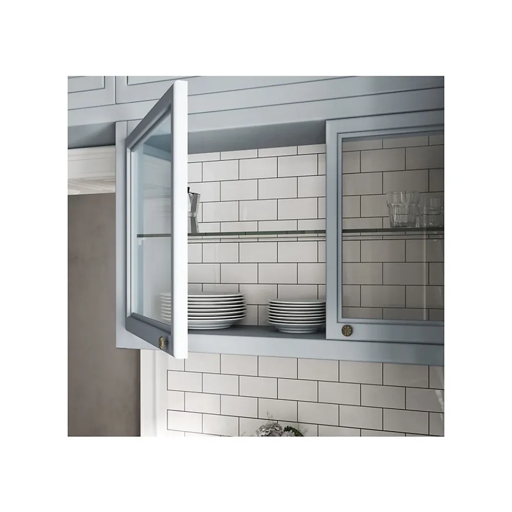 Gioia Materia Faïence Pour Pièce À Vivre|Faïence Pour Wc<Carrelage mural faïence effet uni EVOLUTION 15x7.5 cm Gris clair - Brillant - - boîte de 0.50 m2