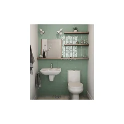 Gioia Materia Faïence Pour Wc|Faïence Unie<Carrelage mural faïence effet artisanal MASIA 15x7.5 cm Jade - brillant - - boîte de 0.5 m2