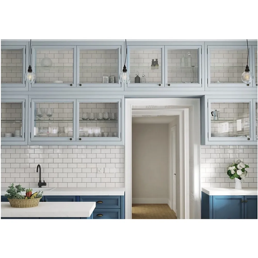 Gioia Materia Faïence Pour Wc|Faïence Unie<Carrelage mural faïence effet uni EVOLUTION 40x10 cm Blanc - Mat - - boîte de 1 m2