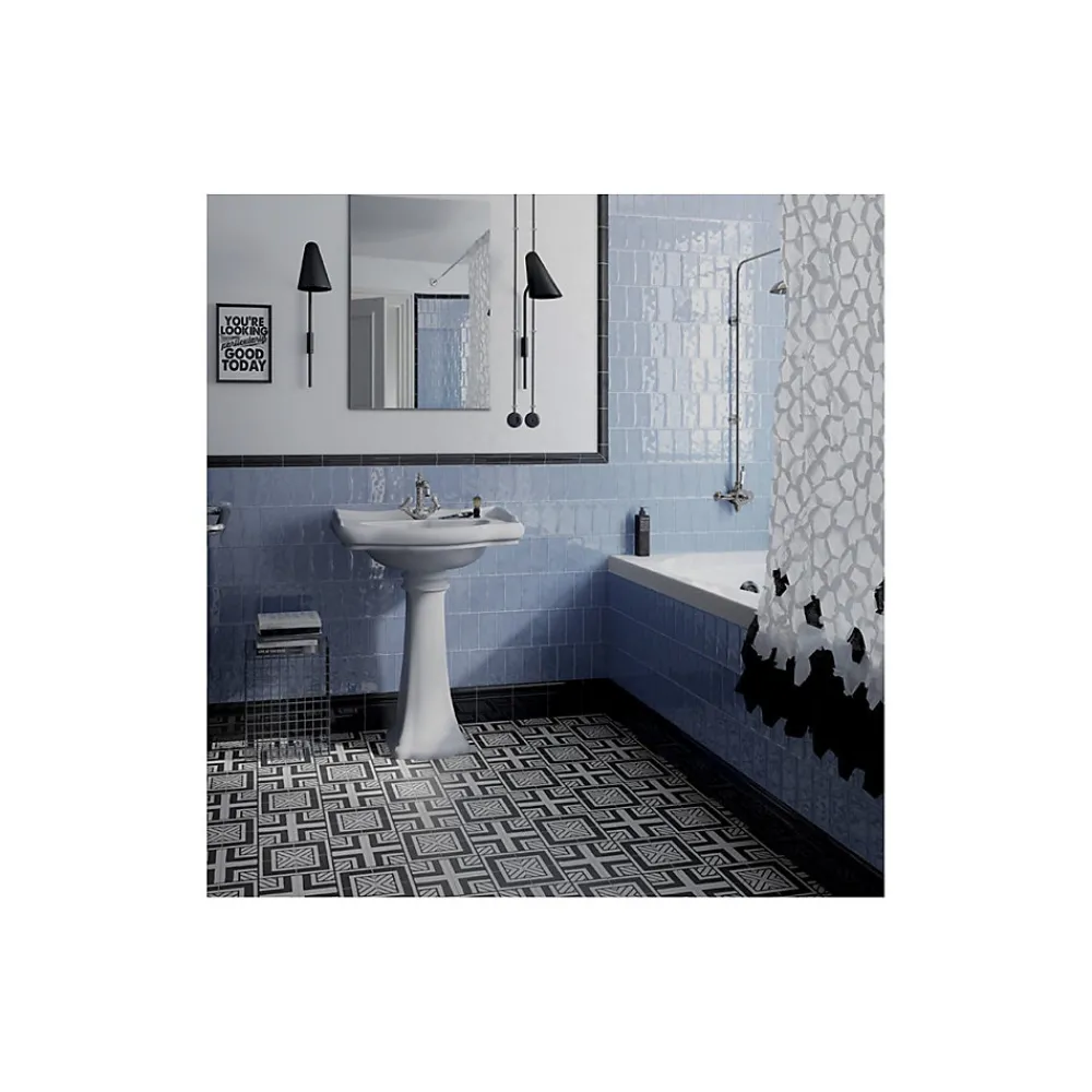 Gioia Materia Carrelage mural faïence effet artisanal MASIA 15x7.5 cm Cream - brillant - - boîte de 0.50 m2- Faïence Pour Salle De Bains