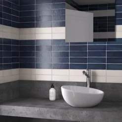 Gioia Materia Faïence Pour Wc|Faïence Pour Pièce À Vivre<Carrelage mural faience effet zellige MAGMA 13.2x13.2 cm Sea blue - - boîte de 1 m2