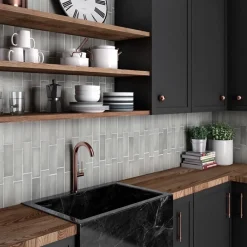 Gioia Materia Faïence Pour Wc|Faïence Unie<Carrelage mural faience effet zellige MAGMA 13.2x13.2 cm Grey stone - - boîte de 1 m2