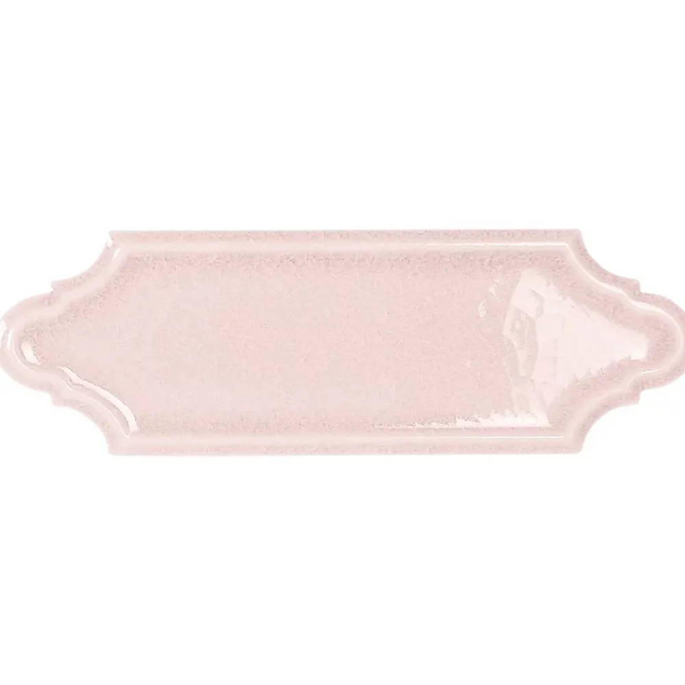 Gioia Materia Faïence Pour Wc|Faïence Pour Pièce À Vivre<Carrelage mural faience effet classique KNIGHTSBRIDGE Navette 15x5cm Rose - Brillant / Poli - boîte de 0.50 m2