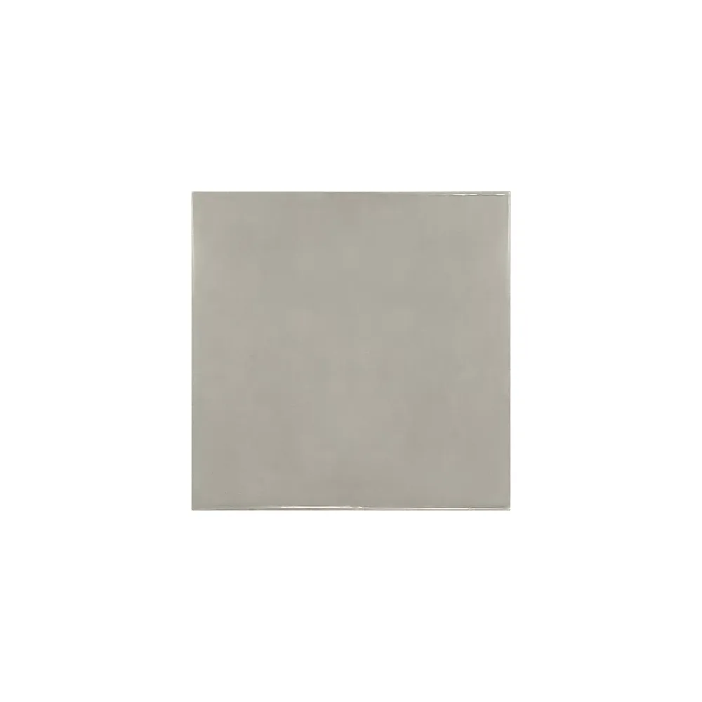 Gioia Materia Carrelage mural faience effet zellige VILLAGE 13.2x6.5 cm Silver mist - Brillant / Poli - boîte de 0.50 m2- Faïence Pour Wc|Faïence Unie