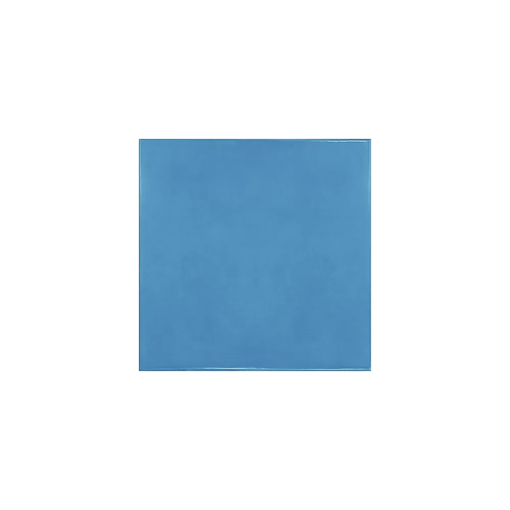 Gioia Materia Carrelage mural faience effet zellige VILLAGE 13.2x6.5 cm Azure blue - Brillant / Poli - boîte de 0.50 m2- Faïence Pour Pièce À Vivre|Faïence Unie