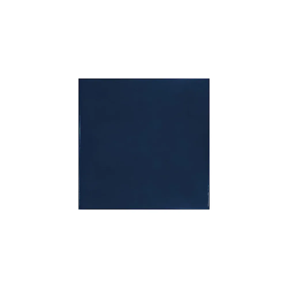 Gioia Materia Carrelage mural faience effet zellige VILLAGE 13.2x13.2 cm Royal blue - Brillant / Poli - boîte de 1 m2- Faïence Pour Wc|Faïence Pour Pièce À Vivre