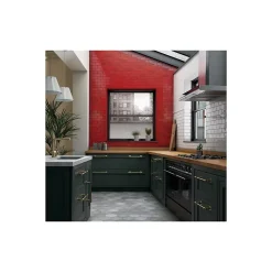 Gioia Materia Faïence Pour Wc|Faïence Unie<Carrelage mural faience effet zellige VILLAGE 13.2x13.2 cm Volcanic red - Brillant / Poli - boîte de 1 m2