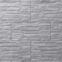 GoodHome Carrelage Mural Pour Douche|Carrelage Mural Pour Cuisine<Carrelage mural gris décor pierre L.61,5 x l.30,8 cm x ép.8 mm, Shaded Slate
