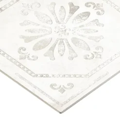 GoodHome Carrelage mural interieur effet carreau de ciment blanc et béton L.20 x l.20 cm x ép.8,2 mm, Koney- Carrelage Mural Pour Wc|Carrelage Mural Effet Béton