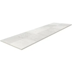 Carrelage Mural Effet Béton<Carrelage mural intérieur effet béton blanc décor carrés texturés L.90 x l.30 cm x ép.8 mm, Pavlos