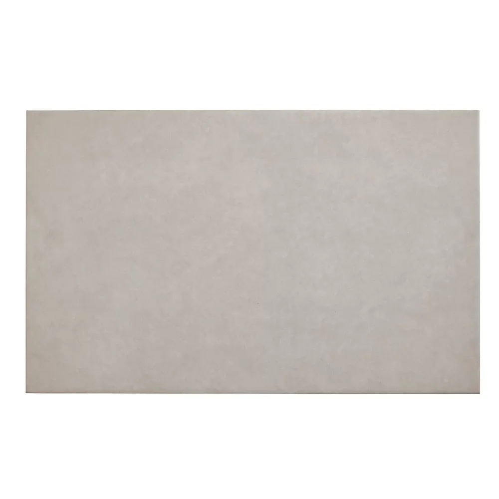 Carrelage mural intérieur effet béton gris clair mat L.40 x l.25 cm x ép.8,8 mm, Cimenti- Carrelage Mural Pour Wc|Carrelage Mural Effet Béton
