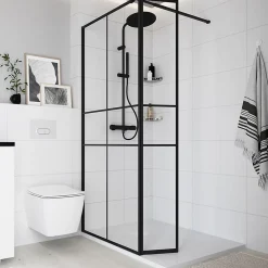 GoodHome Faïence Unie|Faïence Pour Douche<Carrelage mural intérieur blanc mat L.60 x l.30 cm x ép.9 mm, Perouso Crizi