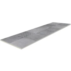 Carrelage Mural Effet Béton<Carrelage mural intérieur effet béton anthracite décor carrés texturés L.90 x l.30 cm x ép.8 mm, Pavlos