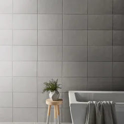 Colours Carrelage Mural Pour Douche|Carrelage Mural Pour Cuisine<Carrelage mural intérieur effet béton gris mat L.40 x l.25 cm x ép.8,8 mm, Cimenti