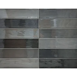 Lux Mosaic Faïence Pour Salle De Bains<Carrelage mural intérieur/exterieur. Grès cérame Zellige Coal 7x28cm
