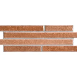 Lux Mosaic Carrelage Mural Effet Pierre|Carrelage Mural Pour Cuisine<Carrelage Mural Intérieur/Extérieur Grès cérame Premium 15x45 cm Amsterdam Cotto Rectangulaire Effet Brique