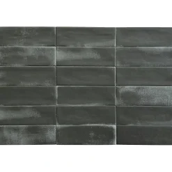 Lux Mosaic Carrelage Mural Effet Béton|Carrelage Mural Pour Pièce À Vivre<Carrelage Mural Mini Metro 5x15cm Premium. Beret Coal Matt