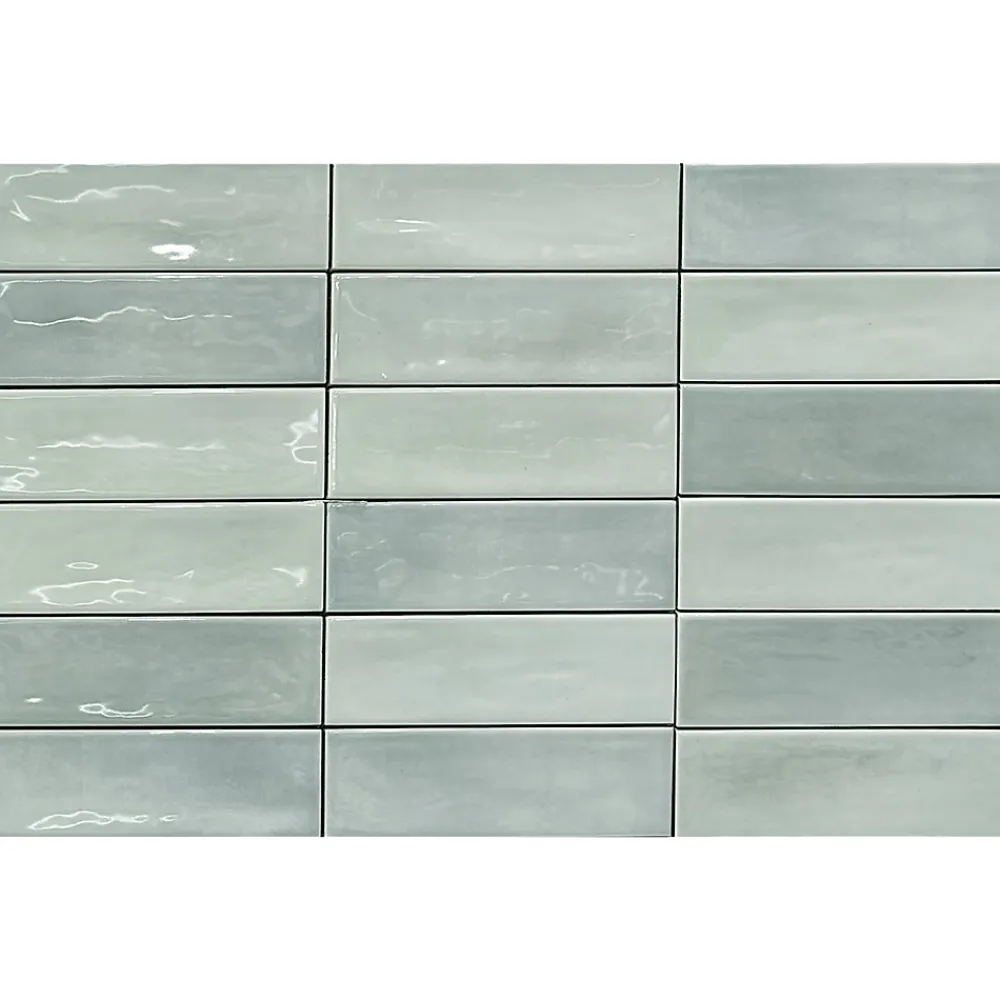 Lux Mosaic Carrelage Mural Effet Béton|Carrelage Mural Pour Cuisine<Carrelage Mural Mini Metro 5x15cm Premium. Beret Tea Brillant