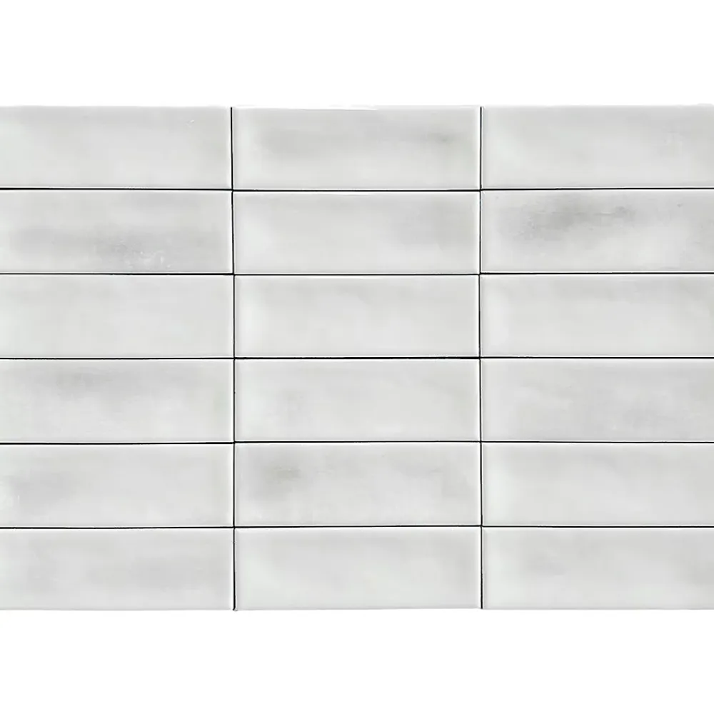 Lux Mosaic Carrelage Mural Effet Béton<Carrelage Mural Mini Metro 5x15cm Premium. Beret White Brillant