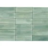 Lux Mosaic Carrelage Mural Effet Béton|Carrelage Mural Pour Cuisine<Carrelage Mural Mini Metro 5x15cm Premium. Beret Moss Matt