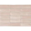 Lux Mosaic Carrelage Mural Mini Metro 5x15cm Premium. Beret Rose Brillant- Carrelage Mural Effet Béton|Carrelage Mural Pour Cuisine