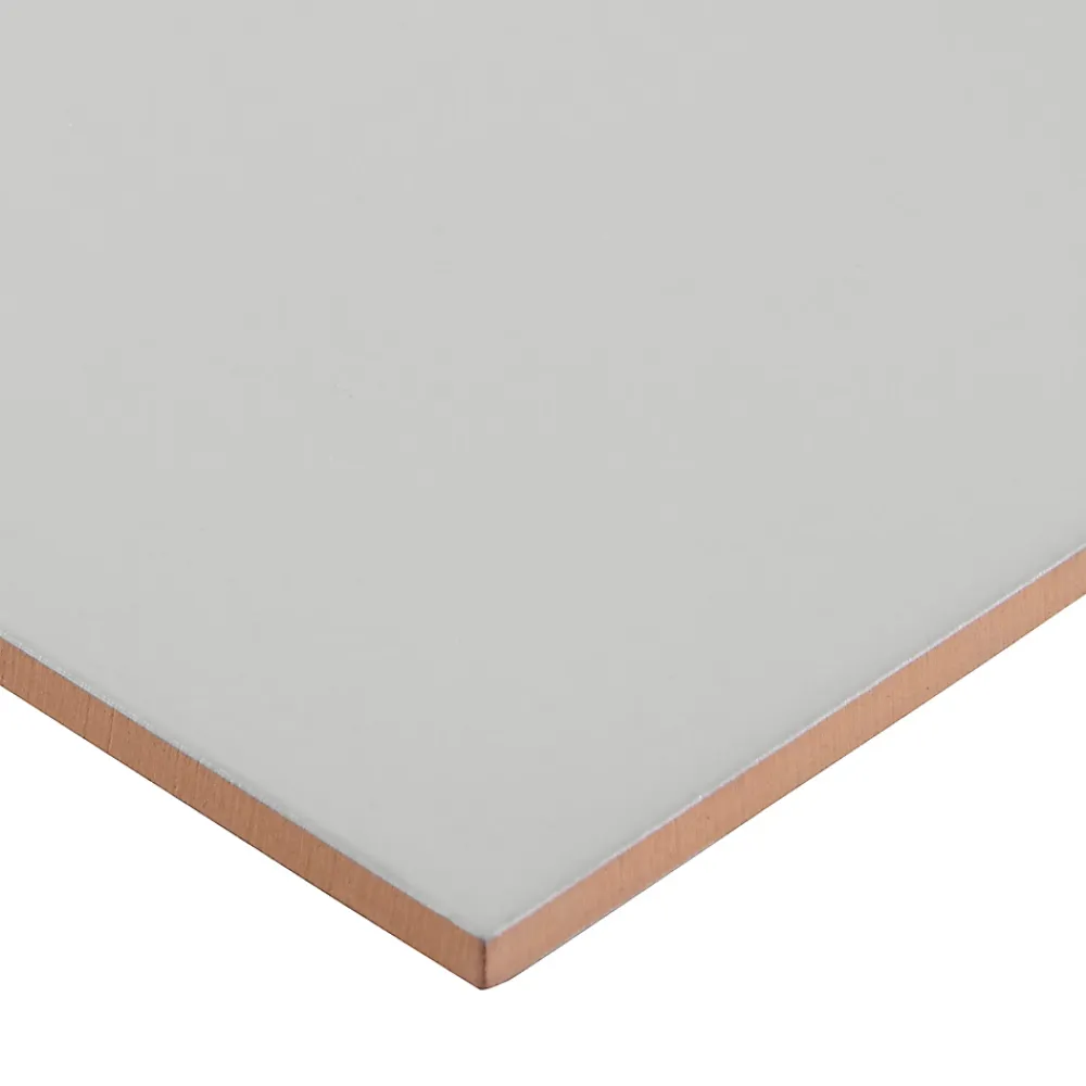 GoodHome Carrelage Mural Uni|Carrelage Mural Pour Salle De Bains<Carrelage mural Plain 20x60 cm gris clair
