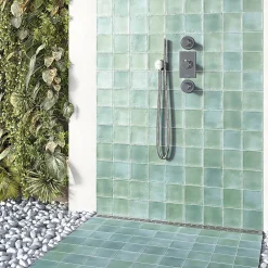 Lux Mosaic Carrelage Mural Effet Béton|Carrelage Mural Pour Salle De Bains<Carrelage Mural Premium Beret Moss Série 12x12cm