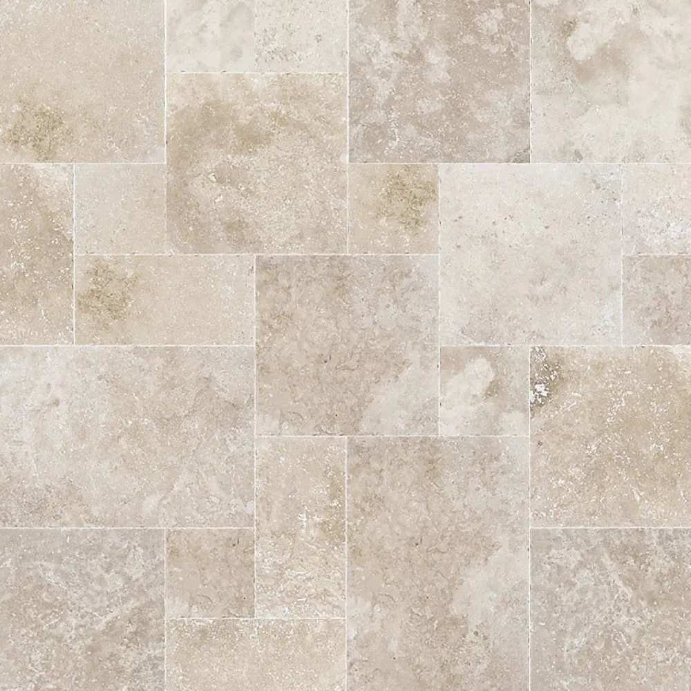 Concept Mosaïque Carrelage Sol Effet Pierre<Carrelage Opus Romain Travertin - Effet Pierre