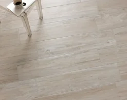 Allocarrelage Carrelage Parquet 20x90 Feel Blanc - ECHANTILLON 15x15- Carrelage Sol Effet Bois|Carrelage Sol Pour Pièce À Vivre