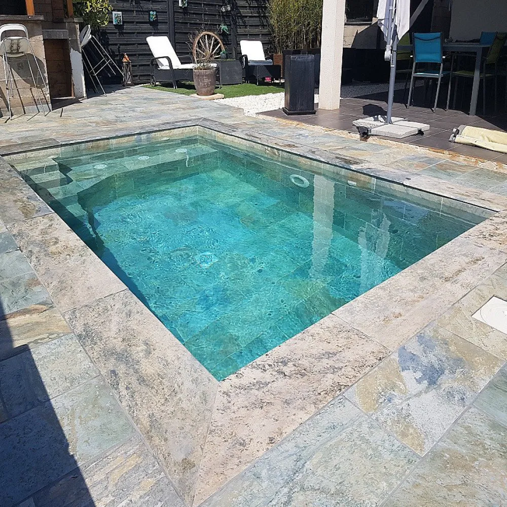 Concept Mosaïque Carrelage Piscine BALI STONE 30x60 cm- Carrelage Extérieur Et Terrasse