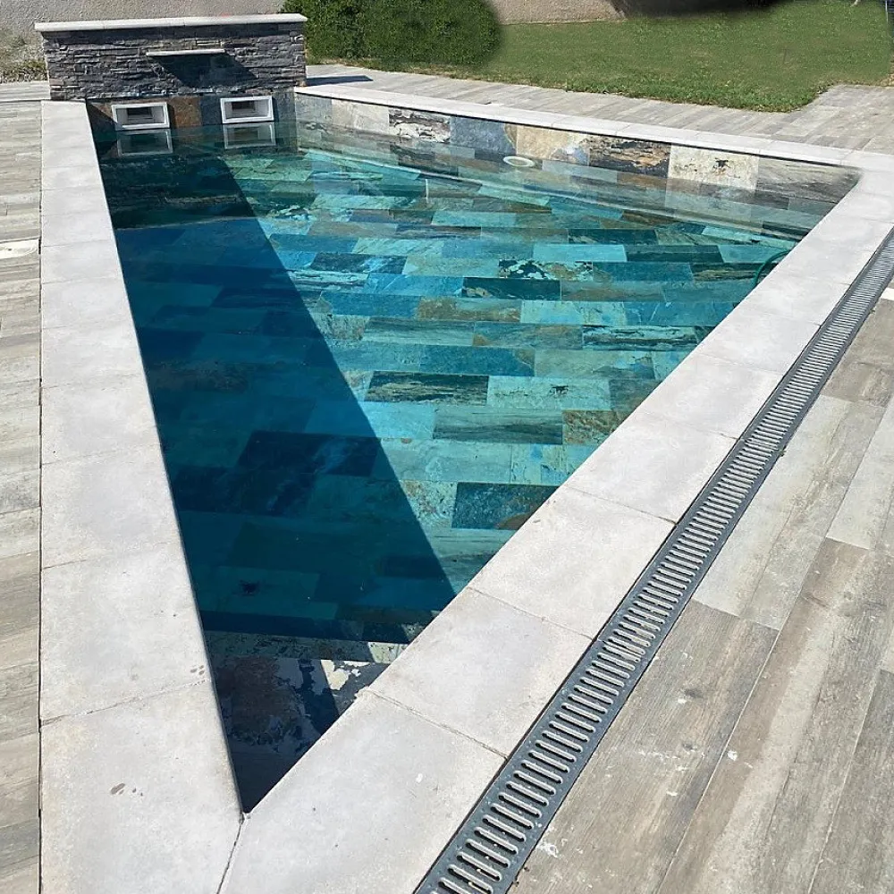 Concept Mosaïque Carrelage Extérieur Et Terrasse<Carrelage Piscine BALI 30x60 cm EFFET PIERRE DE BALI