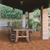 Ligerio Carrelage pont du Gard - Cuir, Extérieur - 29,5 cm x 29,5 cm x 0,8 cm - Vendu au m²- Carrelage Extérieur Et Terrasse