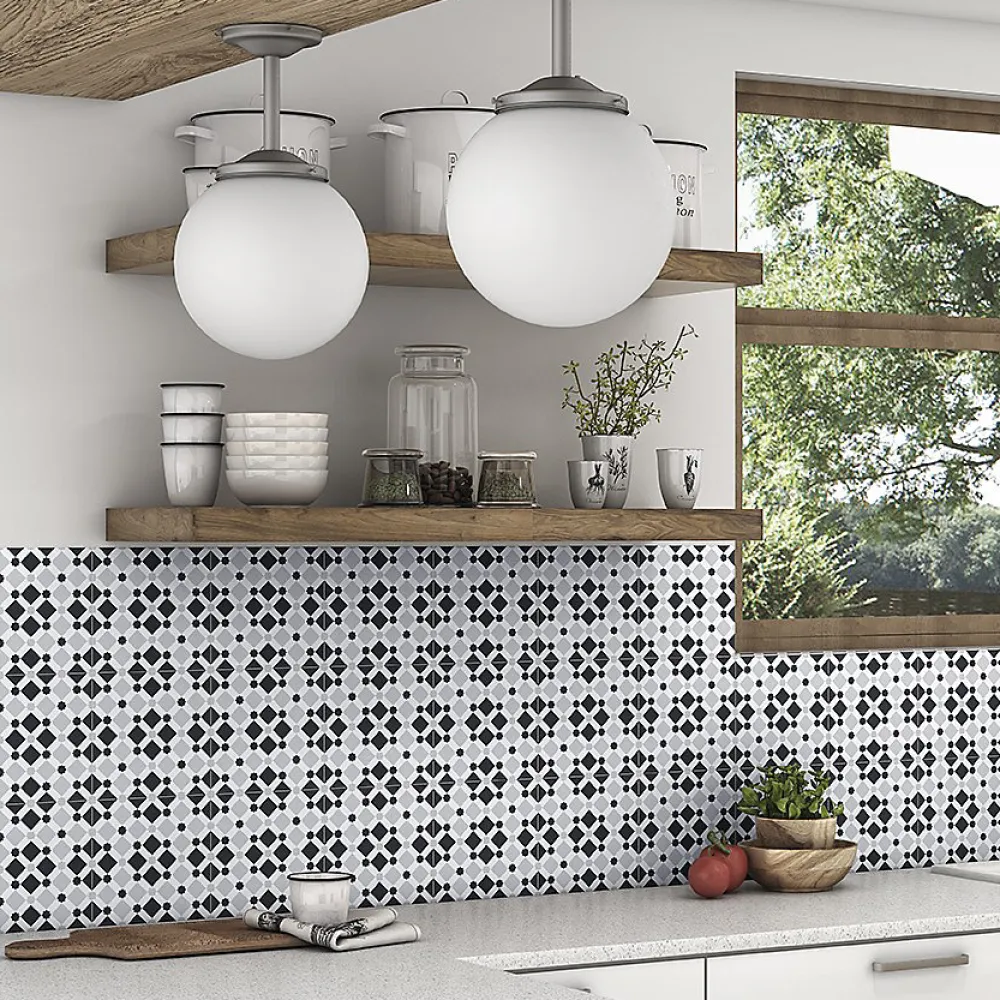 Lux Mosaic Carrelage Sol Effet Carreaux De Ciment<Carrelage premium effect ciment mat Dekor Dusk 20x20 cm
