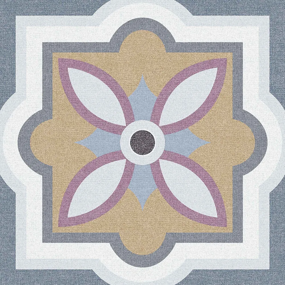 Lux Mosaic Carrelage premium effect ciment mat Santiago Patchwork 20x20 cm- Carrelage Sol Effet Carreaux De Ciment|Carrelage Sol Pour Cuisine