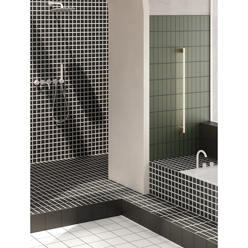 Aelle Carrelage Carrelage sol / mur blanc 18,6x18,6 cm Base OLTRE Bianco- Carrelage Sol Pour Wc|Carrelage Sol Uni