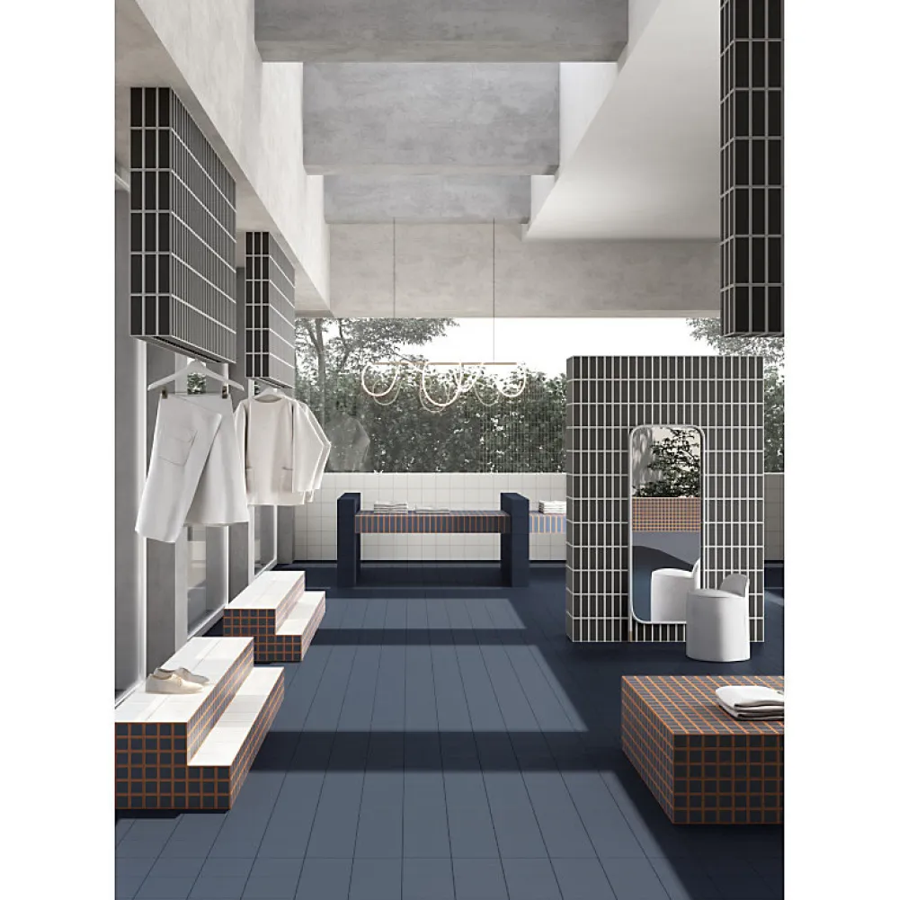 Aelle Carrelage Carrelage sol / mur blanc 18,6x18,6 cm Base OLTRE Bianco- Carrelage Sol Pour Wc|Carrelage Sol Uni