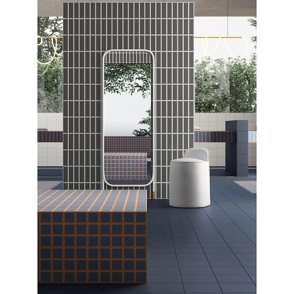 Aelle Carrelage Carrelage Sol Uni<Carrelage sol / mur bleu 18,6x18,6 cm Base OLTRE Blu