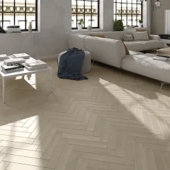 Eiffel art construction Carrelage Sol Effet Béton<Carrelage sol / mur brique effet béton beige mate 6x30 cm WADI BEIGE