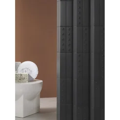 Aelle Carrelage Carrelage sol / mur brique uni noir 5,6x23,2 cm MODULO BASE CARBONE- Carrelage Sol Uni