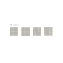Aelle Carrelage Carrelage sol / mur briquette rectangulaire uni cendre brillant 5X15 cm FÄRGBLOCK LUCIDO CENERE FGB103L- Carrelage Sol Pour Wc|Carrelage Sol Uni