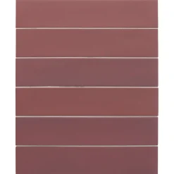 Eiffel art construction Carrelage Sol Pour Salle De Bains<Carrelage sol / mur brique effet béton rouge mate 6x30 cm WADI GARNET