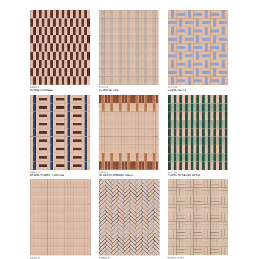 Aelle Carrelage Carrelage sol / mur briquette rectangulaire uni rose mate 5X15 cm FÄRGBLOCK MATT CIPRIA FGB121M- Carrelage Sol Uni