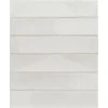 Aelle Carrelage Carrelage Sol Pour Salle De Bains|Carrelage Sol Effet Béton<Carrelage sol / mur brique déco mixe mate et brillant effet béton blanc 6x30 cm WADI DECOR SNOW