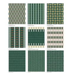 Aelle Carrelage Carrelage Sol Uni<Carrelage sol / mur briquette rectangulaire uni vert émeraude mate 5X15 cm FÄRGBLOCK MATT SMERALDO FGB120M