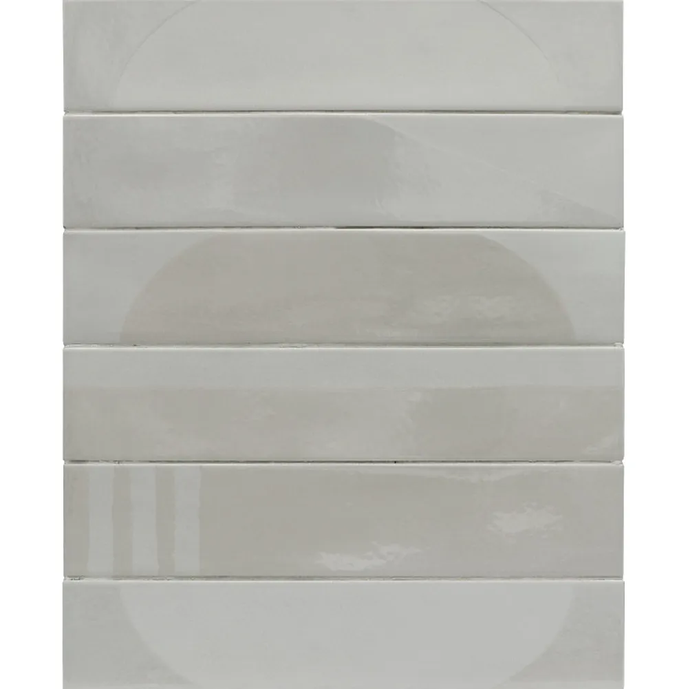 Aelle Carrelage Carrelage Sol Effet Béton<Carrelage sol / mur brique déco mixe mate et brillant effet béton gris 6x30 cm WADI DECOR STONE